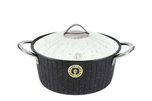 Granite-Stone Pot w\ Solid Lid