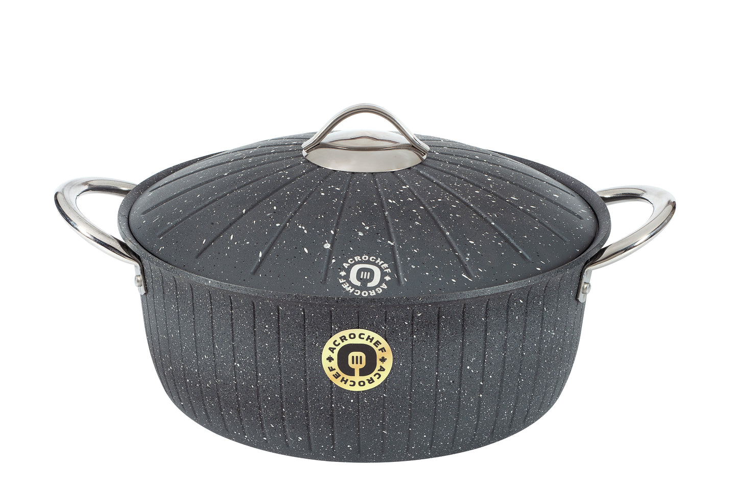 Granite-Stone Pot w\ Solid Lid