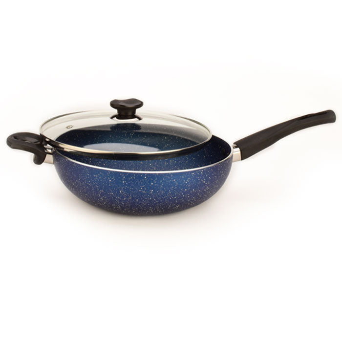 11" Non-Stick Wok with Heat Resistant Handle and Glass Lid - VL128G